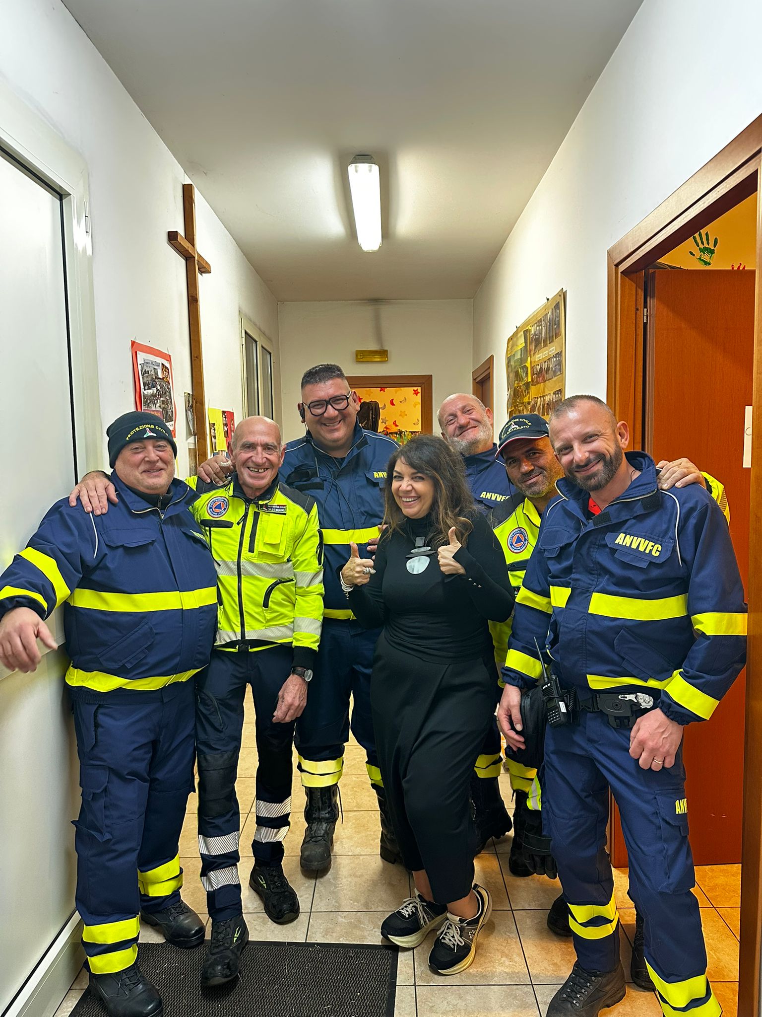 Gruppo volontari ANVVFC in sede